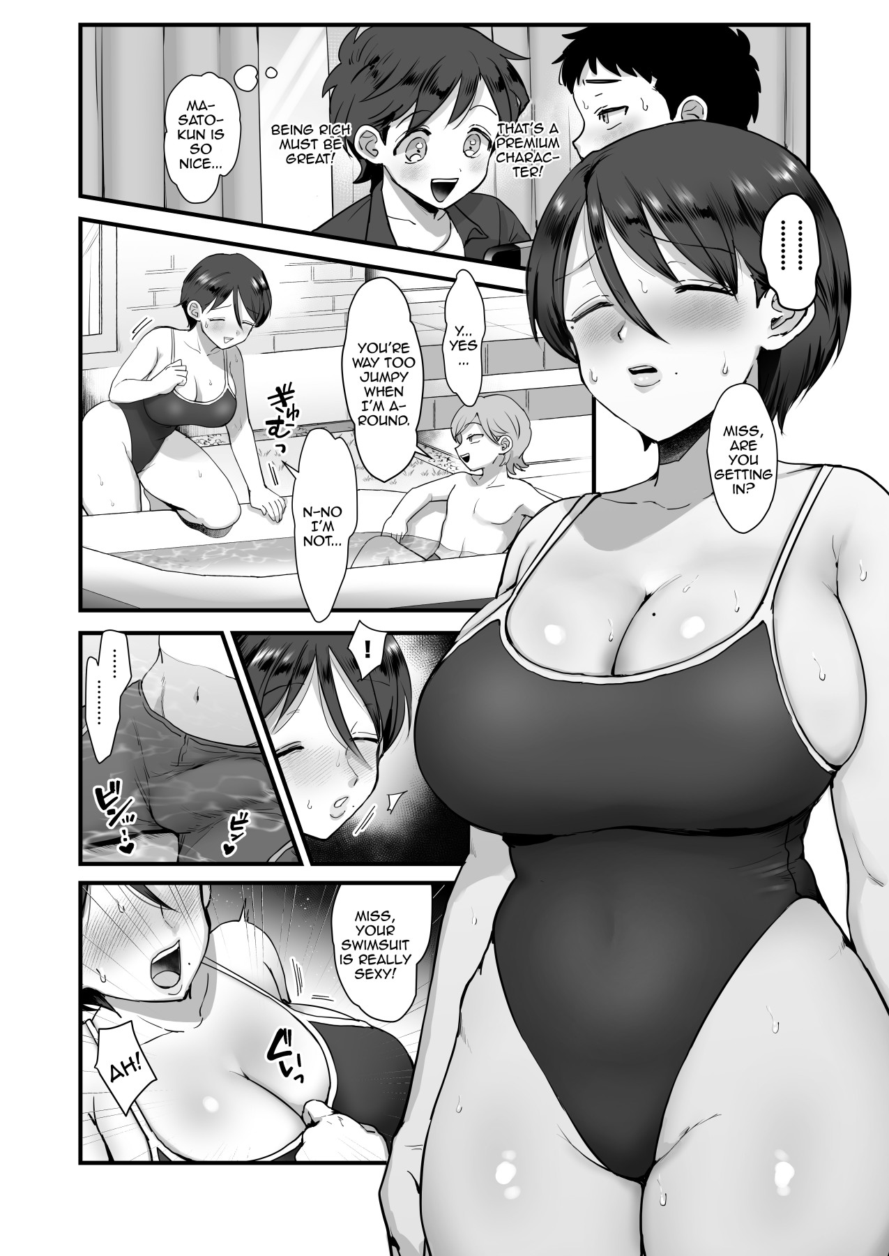 Hentai Manga Comic-A Narrow-Eyed Gentle Big-Breasted Mama-Chapter 2-9